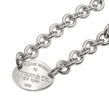 TIFFANY&Co. Return to TIFFANY & Co. oval tag Bracelet Silver Ladies [Used]