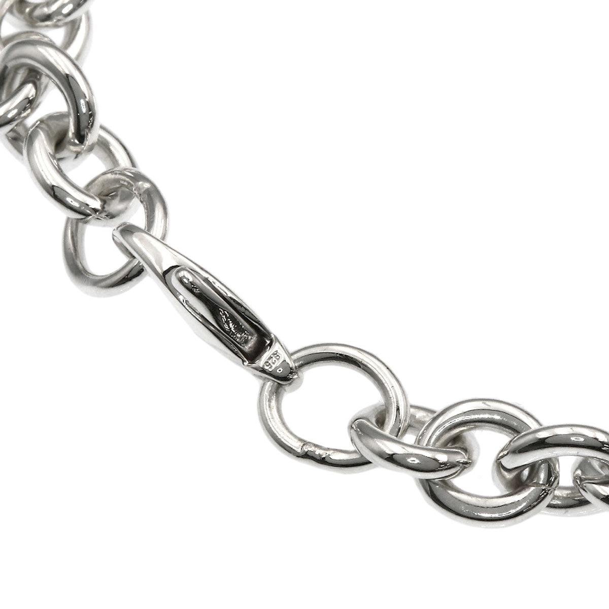 TIFFANY&Co. Return to TIFFANY & Co. oval tag Bracelet Silver Ladies [Used]
