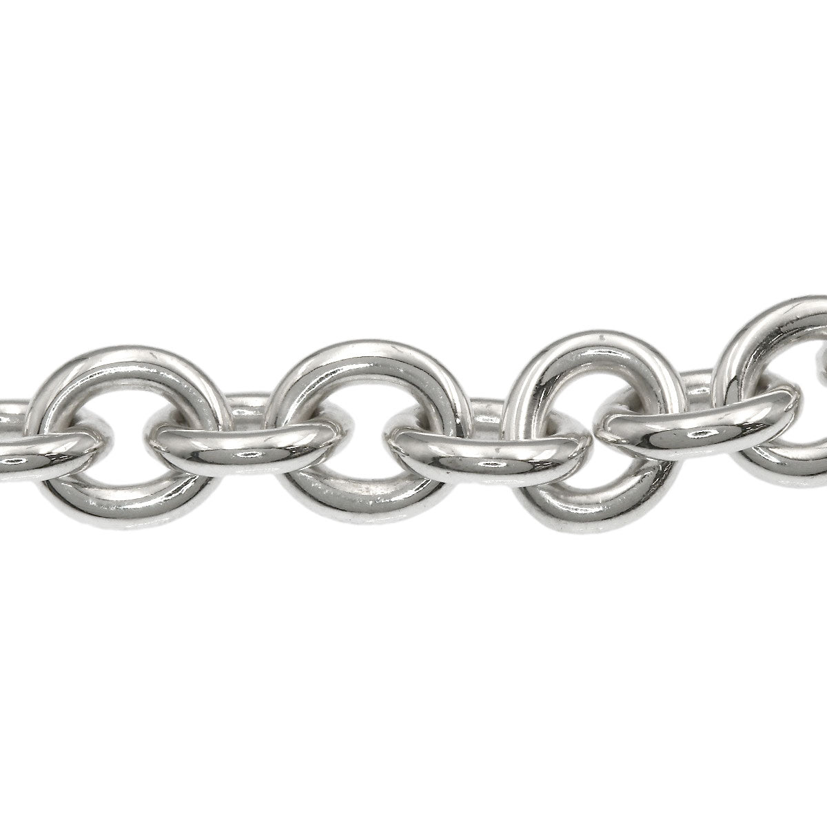 TIFFANY&Co. Return to TIFFANY & Co. oval tag Bracelet Silver Ladies [Used]