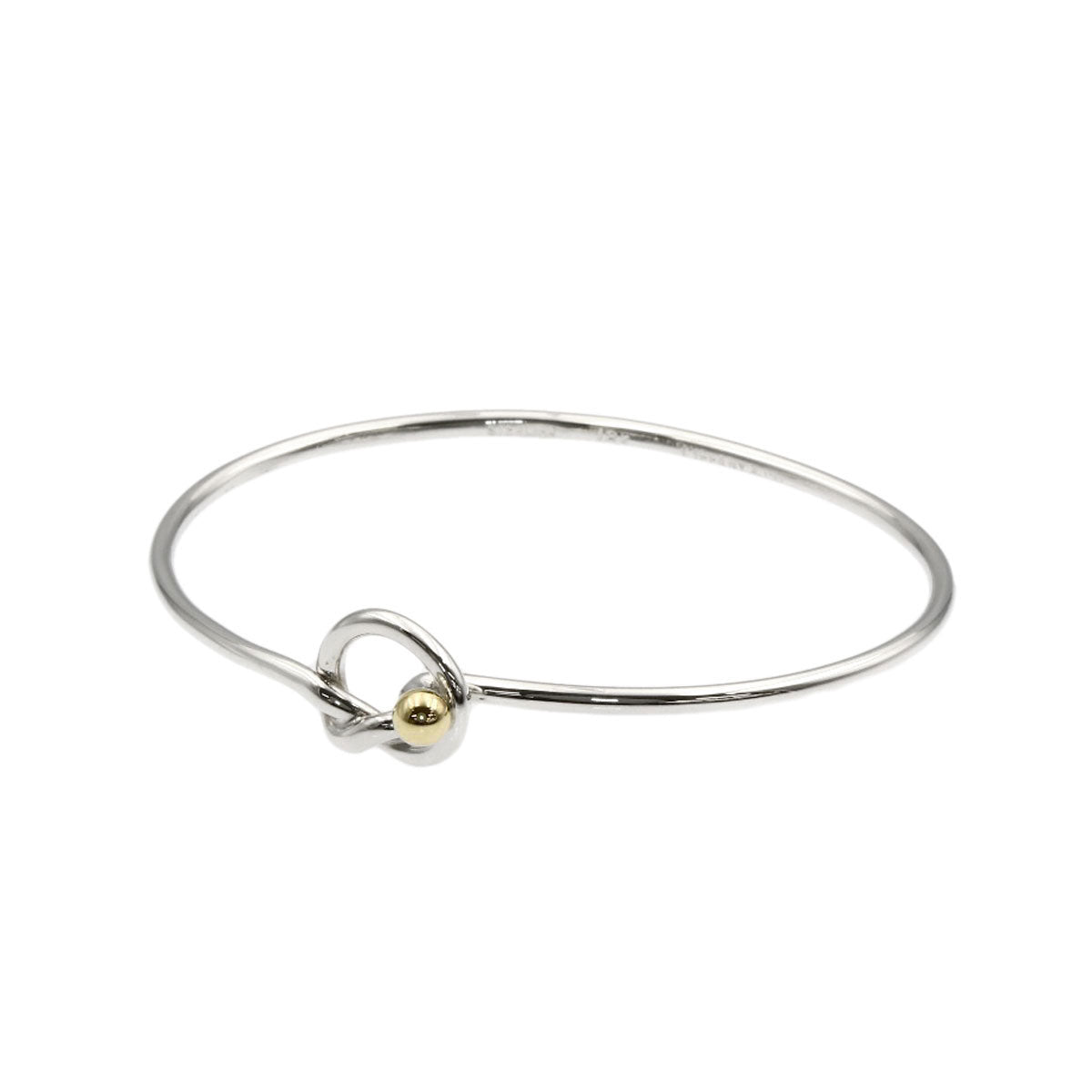 TIFFANY&Co. Love knot Bracelet Silver 18K Yellow GoldLadies [Used]