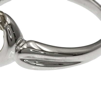 TIFFANY&Co. Heart with bow Ring Silver 18K Yellow GoldLadies [Used]