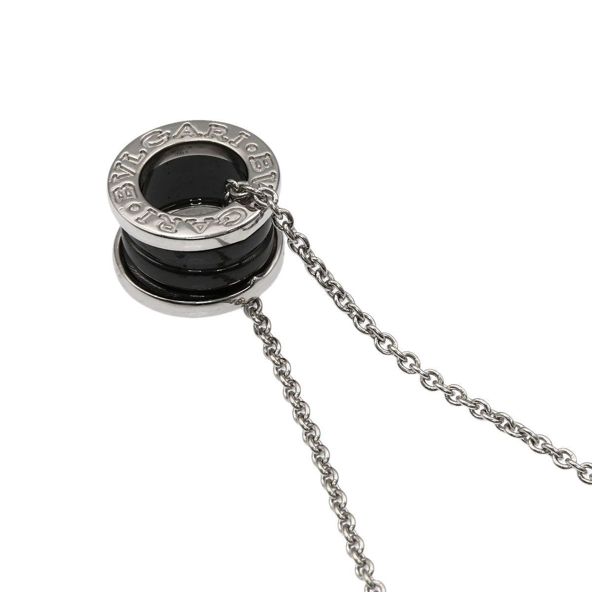 BVLGARI B.zero1 Save the Children Necklace Silver CeramicLadies [Used]