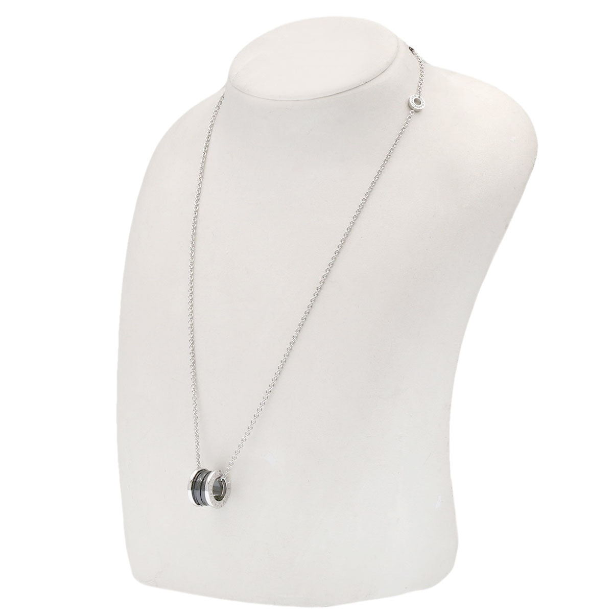BVLGARI B.zero1 Save the Children Necklace Silver CeramicLadies [Used]