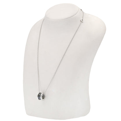 BVLGARI B.zero1 Save the Children Necklace Silver CeramicLadies [Used]