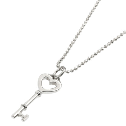 TIFFANY&Co. Heart key Necklace Silver Ladies [Used]