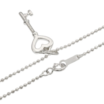 TIFFANY&Co. Heart key Necklace Silver Ladies [Used]
