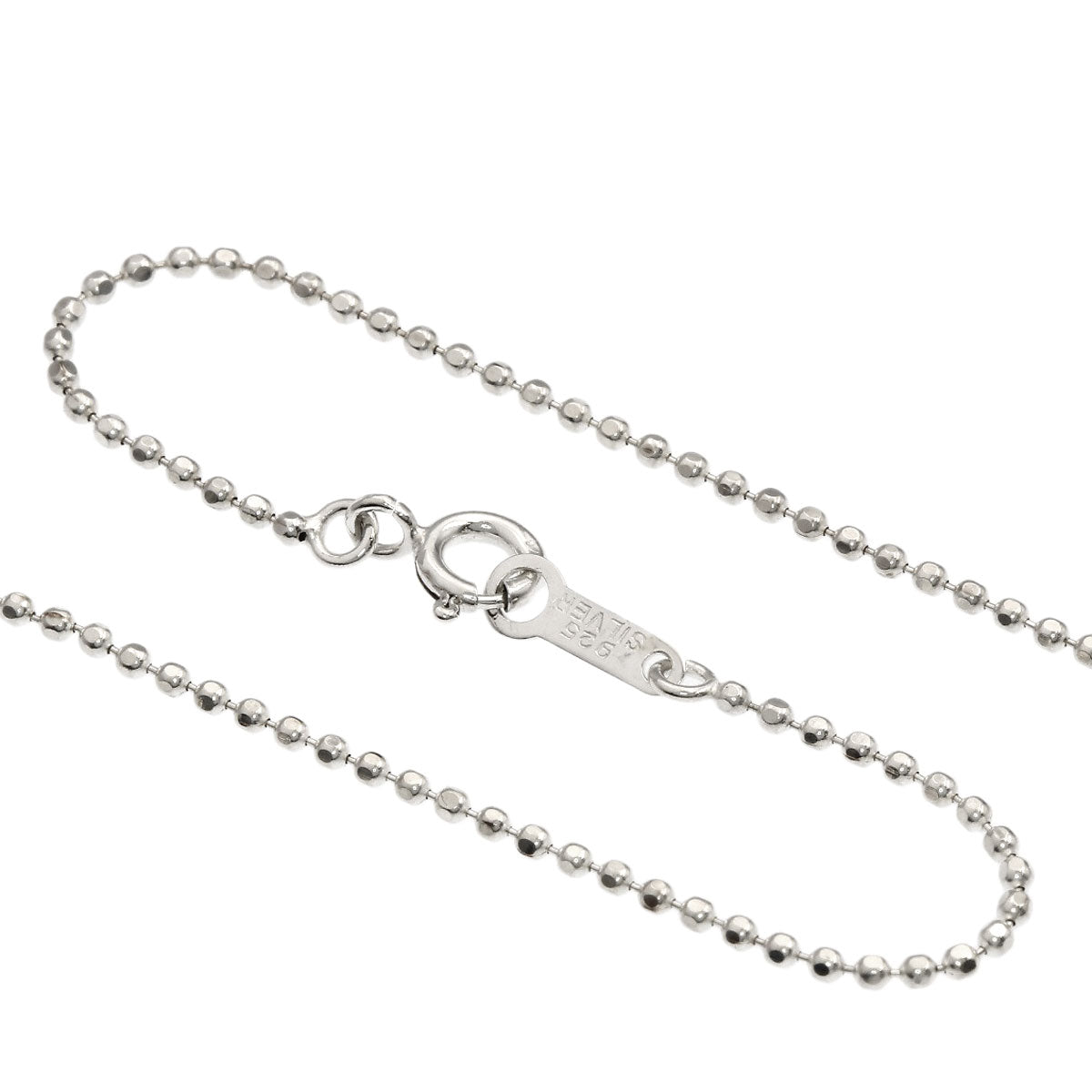 TIFFANY&Co. Heart key Necklace Silver Ladies [Used]