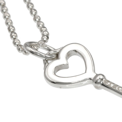 TIFFANY&Co. Heart key Necklace Silver Ladies [Used]