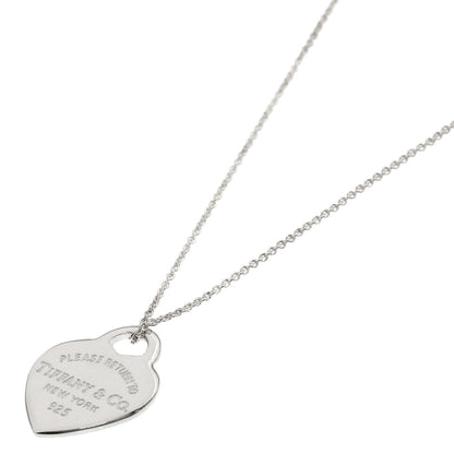 TIFFANY&Co. Return to TIFFANY & Co. Heart tag Necklace Silver Ladies [Used]