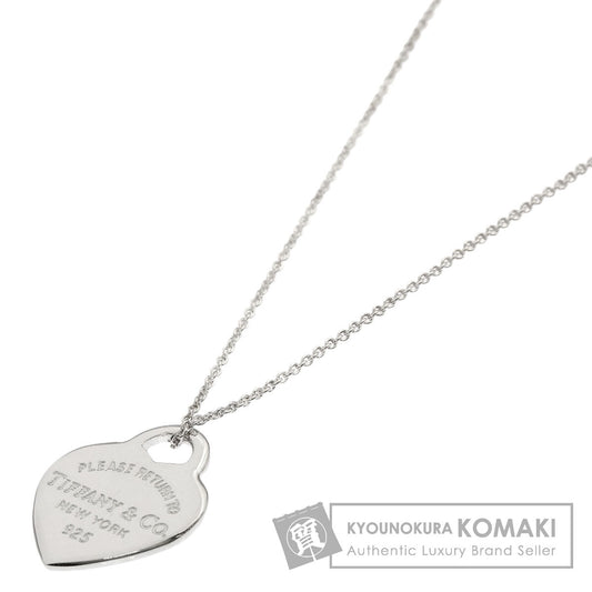 TIFFANY&Co. Return to TIFFANY & Co. Heart tag Necklace Silver Ladies [Used]
