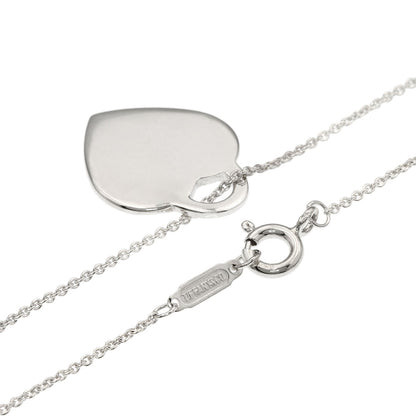 TIFFANY&Co. Return to TIFFANY & Co. Heart tag Necklace Silver Ladies [Used]
