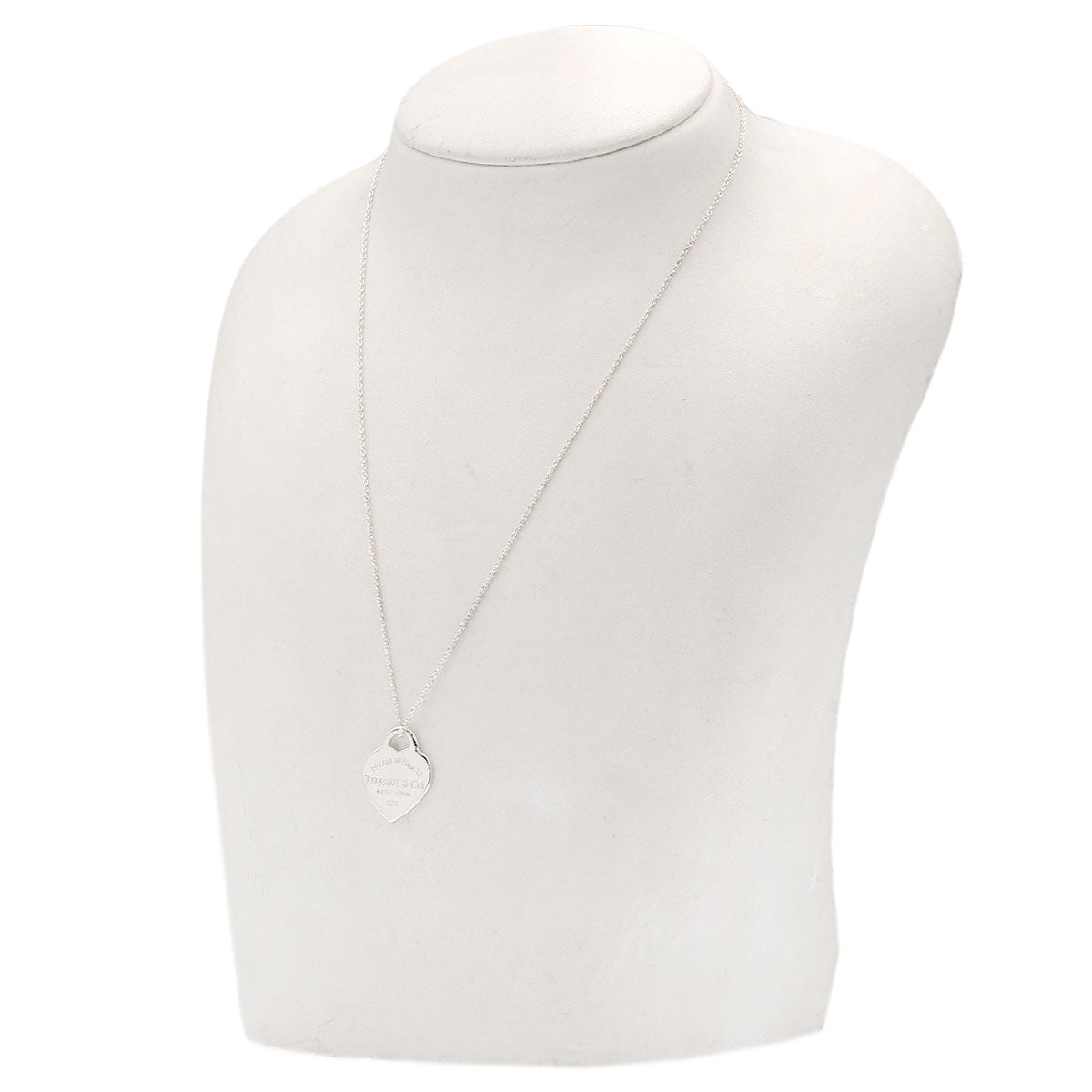 TIFFANY&Co. Return to TIFFANY & Co. Heart tag Necklace Silver Ladies [Used]