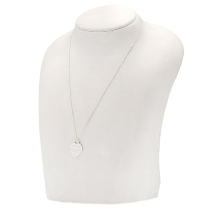 TIFFANY&Co. Return to TIFFANY & Co. Heart tag Necklace Silver Ladies [Used]