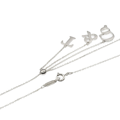 TIFFANY&Co. T&Co Logo Necklace Silver Ladies [Used]
