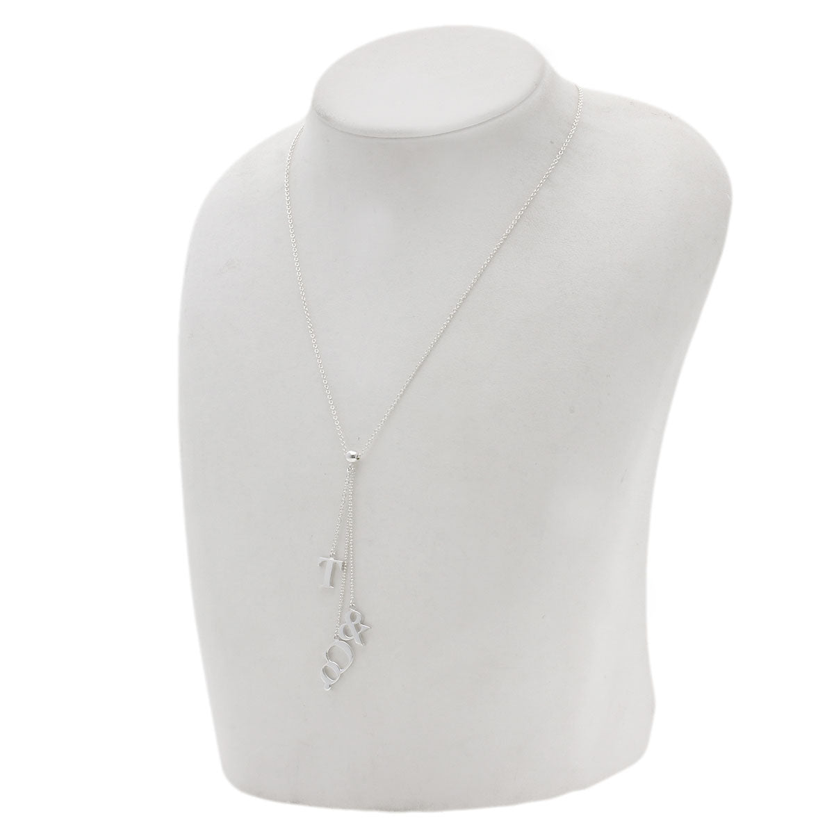 TIFFANY&Co. T&Co Logo Necklace Silver Ladies [Used]