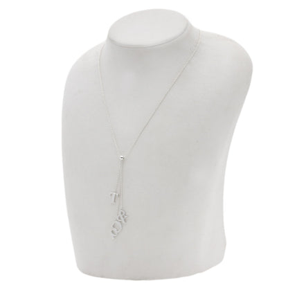 TIFFANY&Co. T&Co Logo Necklace Silver Ladies [Used]