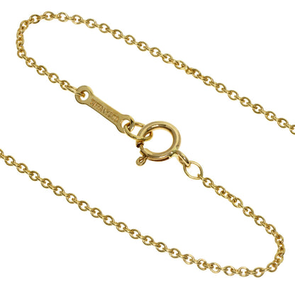 TIFFANY&Co. Open heart Necklace K18 Yellow Gold Ladies [Used]