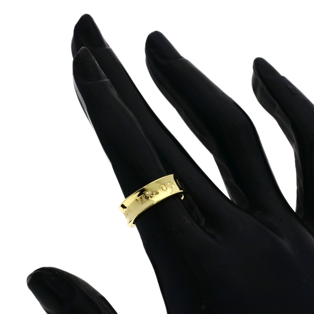 TIFFANY&Co. 1837 Ring K18 Yellow Gold Ladies [Used]