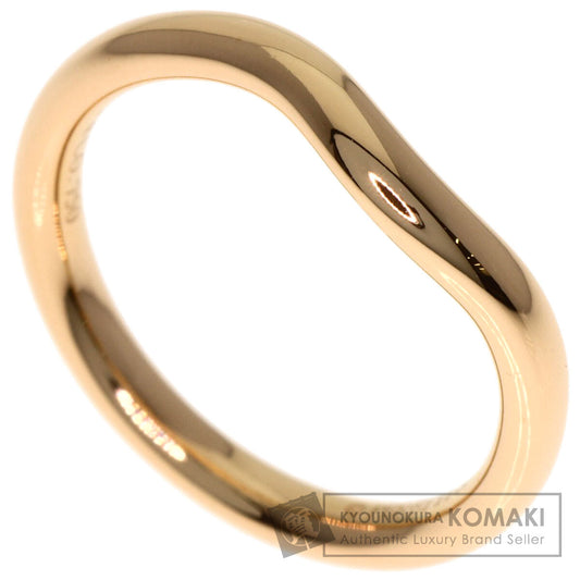 TIFFANY&Co. Curved band Ring K18 Pink Gold Ladies [Used]