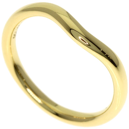 TIFFANY&Co. Curved band Ring K18 Yellow Gold Ladies [Used]