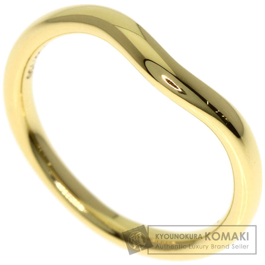 TIFFANY&Co. Curved band Ring K18 Yellow Gold Ladies [Used]