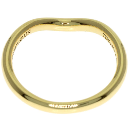 TIFFANY&Co. Curved band Ring K18 Yellow Gold Ladies [Used]