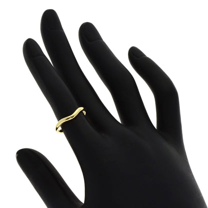 TIFFANY&Co. Curved band Ring K18 Yellow Gold Ladies [Used]