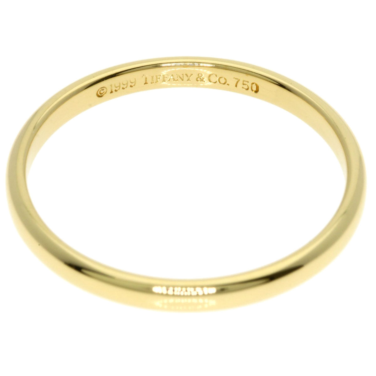 TIFFANY&Co. wedding Ring K18 Yellow Gold Ladies [Used]