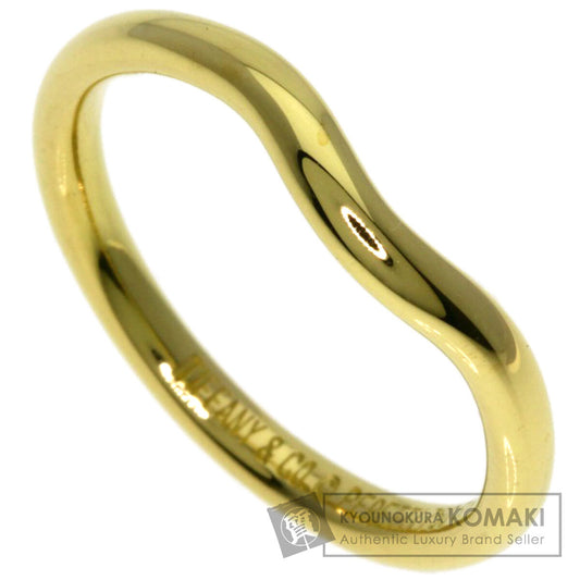TIFFANY&Co. Curved band Ring K18 Yellow Gold Ladies [Used]