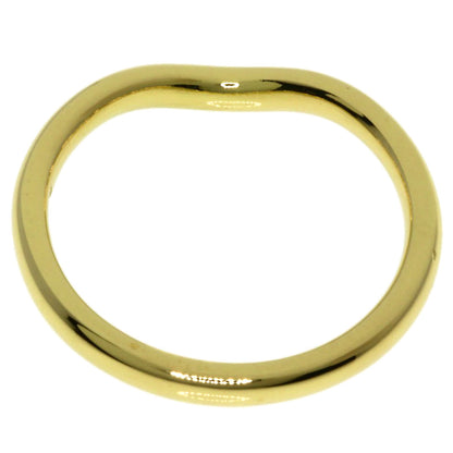 TIFFANY&Co. Curved band Ring K18 Yellow Gold Ladies [Used]