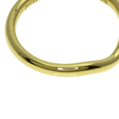 TIFFANY&Co. Curved band Ring K18 Yellow Gold Ladies [Used]