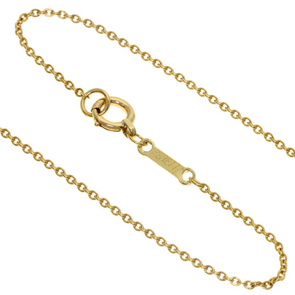 TIFFANY&Co. Open heart Necklace K18 Yellow Gold Ladies [Used]