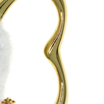 TIFFANY&Co. Open heart Necklace K18 Yellow Gold Ladies [Used]