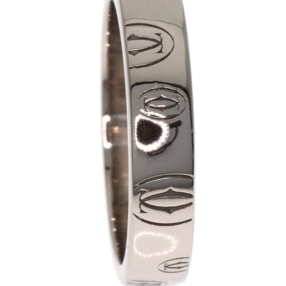 CARTIER Happy birthday # 49 Ring K18 White Gold Ladies [Used]