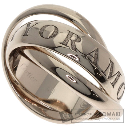 CARTIER Trinity 1998 Christmas Limited Edition #49 Ring K18 White Gold Ladies [Used]