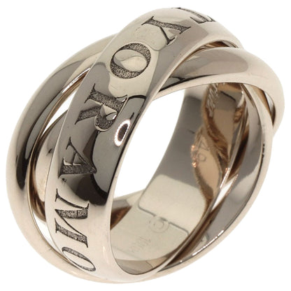 CARTIER Trinity 1998 Christmas Limited Edition #49 Ring K18 White Gold Ladies [Used]
