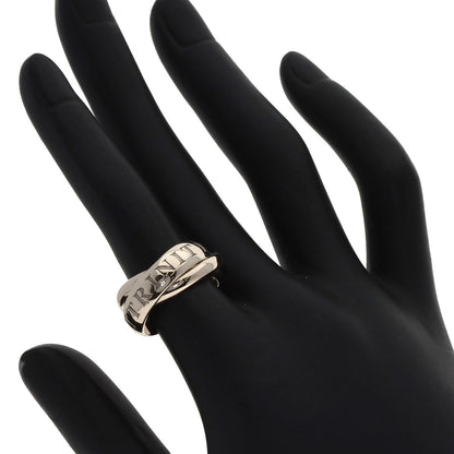 CARTIER Trinity 1998 Christmas Limited Edition #49 Ring K18 White Gold Ladies [Used]