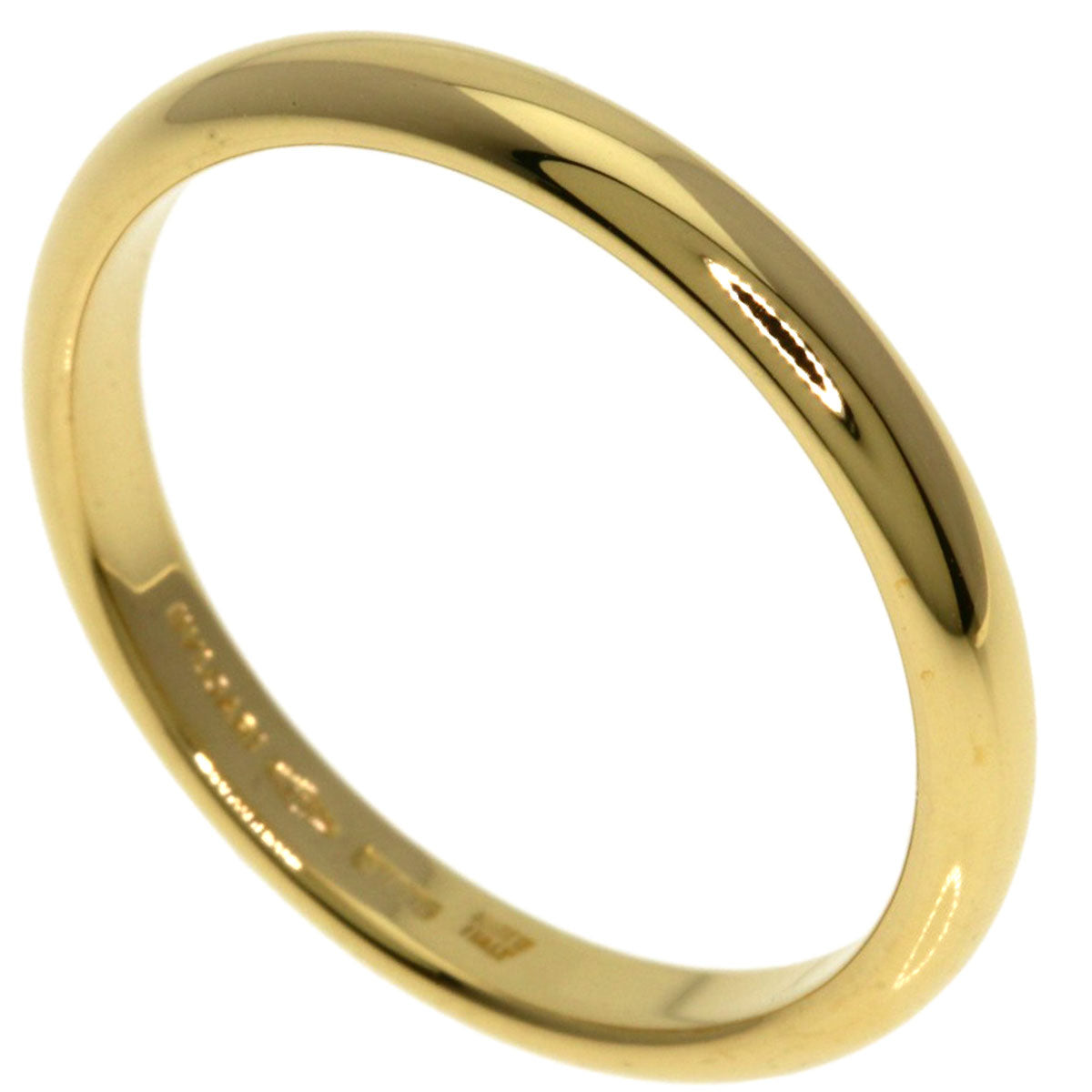 BVLGARI wedding Ring K18 Yellow Gold Ladies [Used]