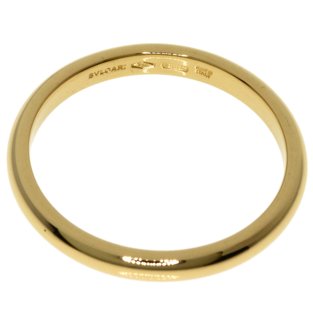 BVLGARI wedding Ring K18 Yellow Gold Ladies [Used]