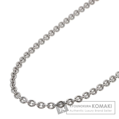 BVLGARI Chain 19.3" Necklace K18 White Gold Ladies [Used]