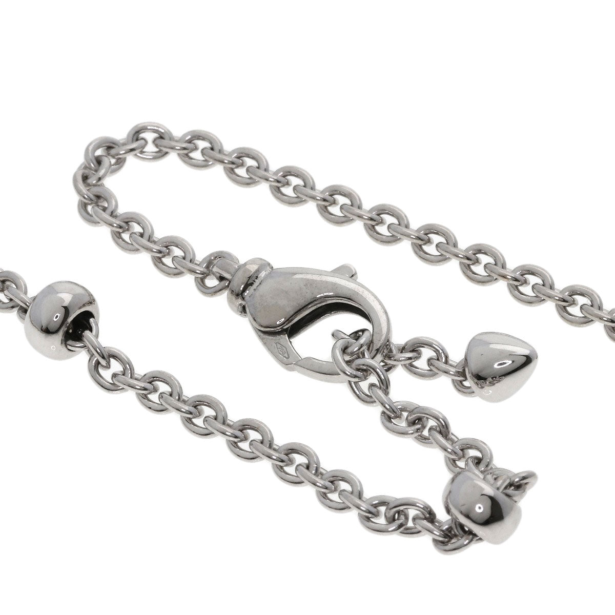 BVLGARI Chain 19.3" Necklace K18 White Gold Ladies [Used]