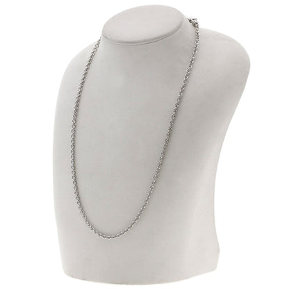BVLGARI Chain 19.3" Necklace K18 White Gold Ladies [Used]