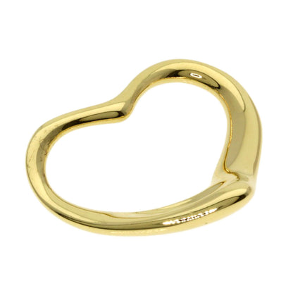 TIFFANY&Co. Open heart Pendant top K18 Yellow Gold Ladies [Used]