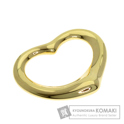 TIFFANY&Co. Open heart Pendant top K18 Yellow Gold Ladies [Used]