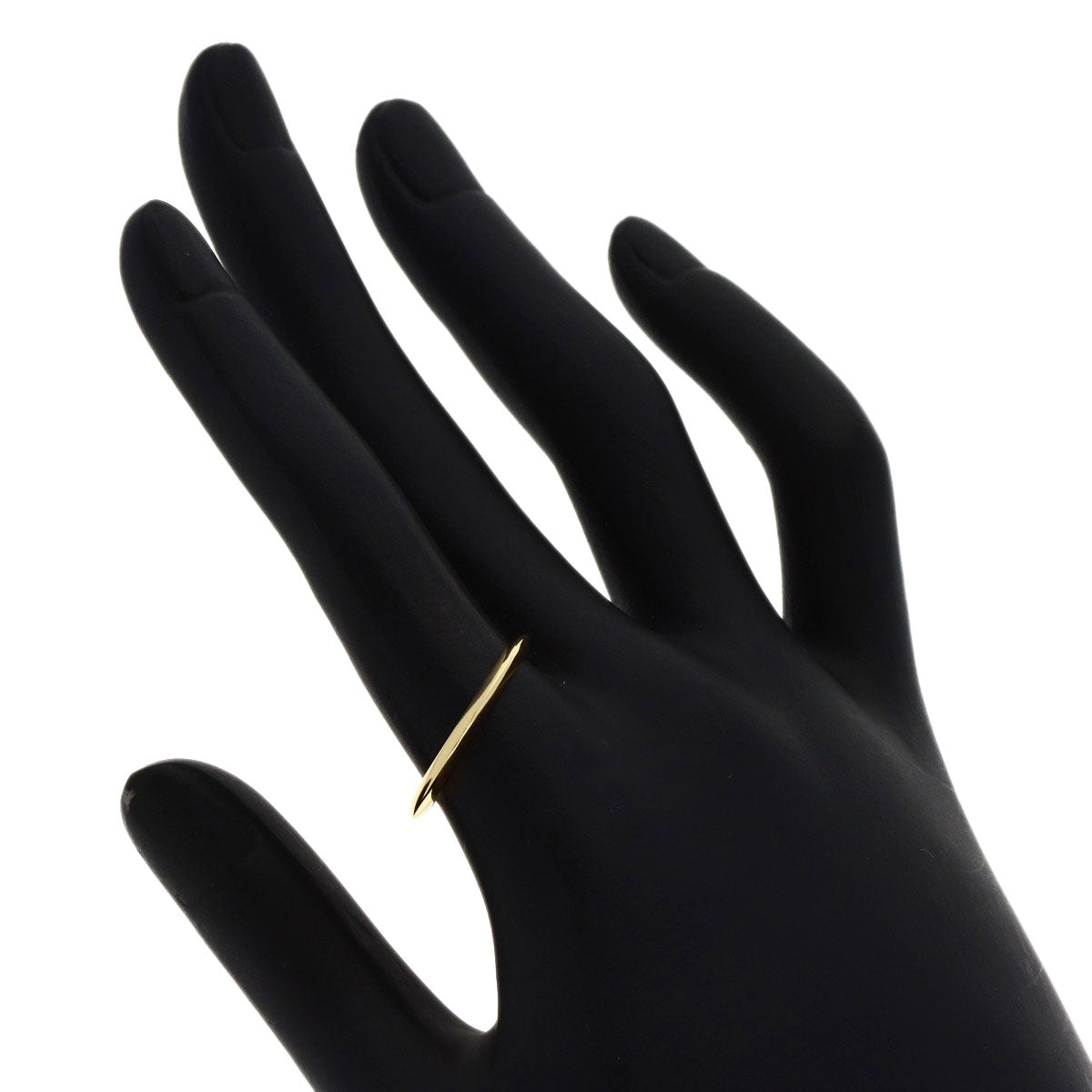 TIFFANY&Co. Knife edge Ring K18 Yellow Gold Ladies [Used]