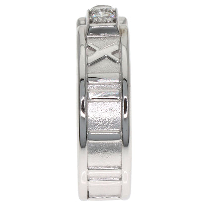 TIFFANY&Co. Atlas 3P Diamond Ring K18 White Gold Ladies [Used]