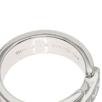 TIFFANY&Co. Atlas 3P Diamond Ring K18 White Gold Ladies [Used]
