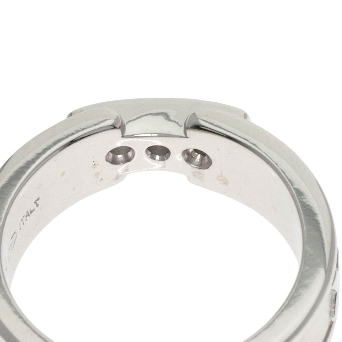 TIFFANY&Co. Atlas 3P Diamond Ring K18 White Gold Ladies [Used]