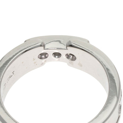 TIFFANY&Co. Atlas 3P Diamond Ring K18 White Gold Ladies [Used]