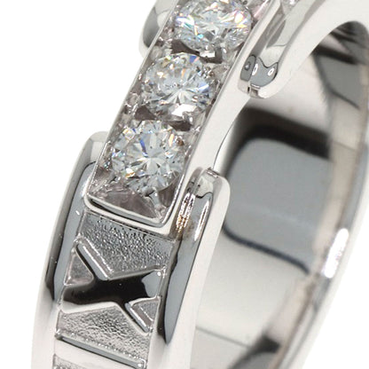 TIFFANY&Co. Atlas 3P Diamond Ring K18 White Gold Ladies [Used]